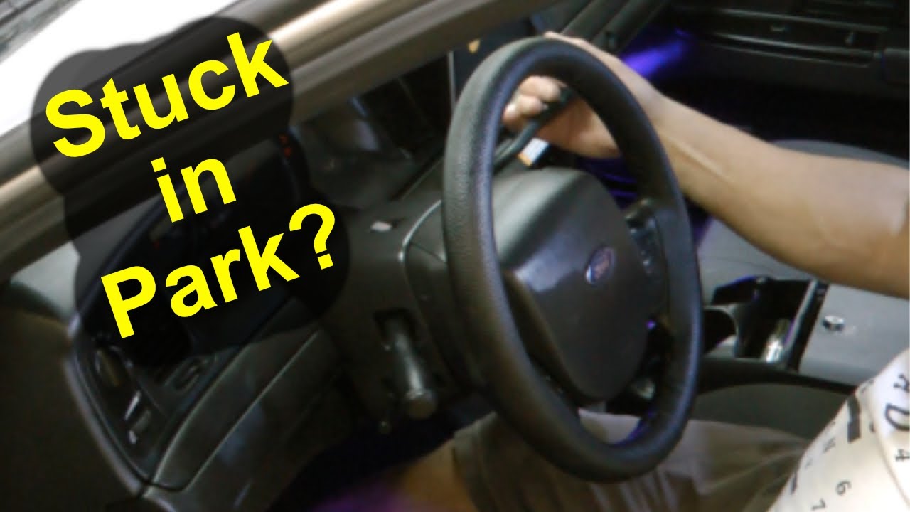 Ford Crown Vic shift interlock solenoid - YouTube