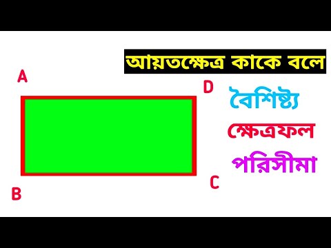 ভিডিও: একটি আয়তক্ষেত্রের বৈশিষ্ট্য কি?