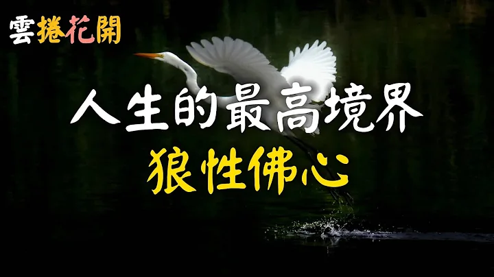 人生的最高境界：狼性佛心；世人所犯最大錯誤：太著相 - 天天要聞