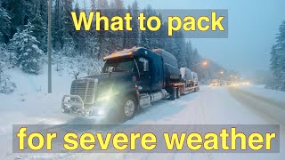 CROSSING CROSS COUNTRY IN SEVERE WEATHER: WHAT KIND OF FOOD TO KEEP IN YOUR TRUCK (non perishables) by Handy Andy Projects 570 views 3 years ago 13 minutes, 29 seconds