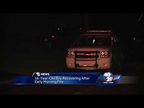 One injured in early morning house fire - YouTube