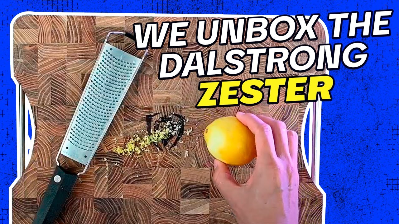 Unboxing a Professional ZESTER -- This Is The SECRET INGREDIENT To Better Food!