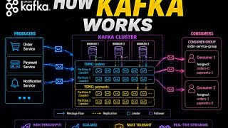 Kafka Explained Visually | Brokers, Topics, Partitions & Ordering Guarantee