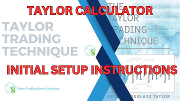 How To Set Up the Taylor Calculator
