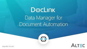 DocLink - Data Manager for Document Automation
