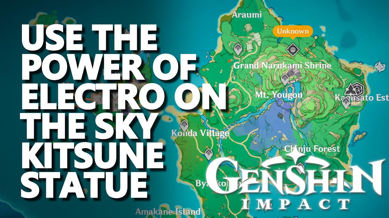 Use The Power Of Electro On The Sky Kitsune Statue Genshin Impact Youtube Use The Power Of Electro On The Sky Kitsune Statue Genshin Impact Youtube