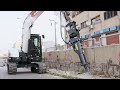 NJC.© -2022-Bobcat E88 R2-Series Excavator in action on a construction jobsite
