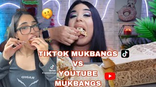 TIKTOK MUKBANGS VS YOUTUBE MUKBANGS