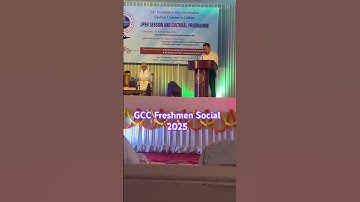 GCC Foundation Day - 2025 II Principal Dr. Bipul Das Addressing the Gathering II (10/09/2025) II