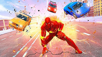 Captain Spider Hero Flying Gameplay Walkthrough Part 1 (Android,ios)