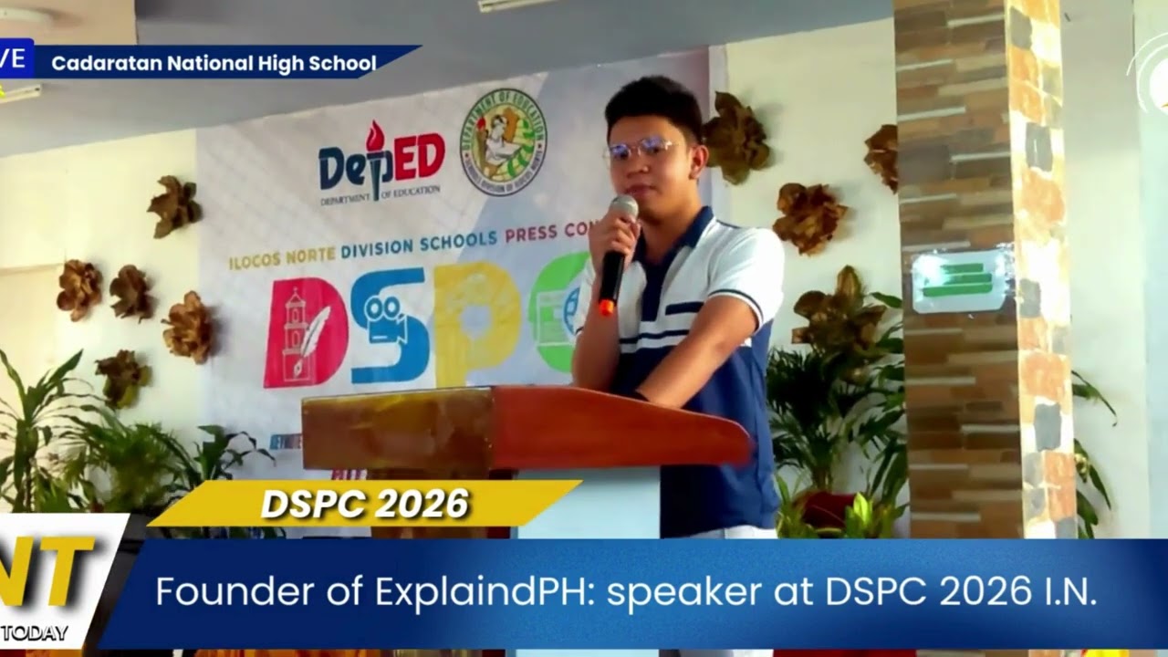 DSPC 2026 Press Conference held at Cadaratan Elementary School