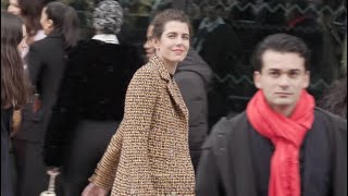 Charlotte Casiraghi at the Chanel Fashion Show in Paris