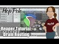 Reaper DAW 101 Part 3:- Drum Routing for VST - Steven Slate Drums and Superior Drummer 2