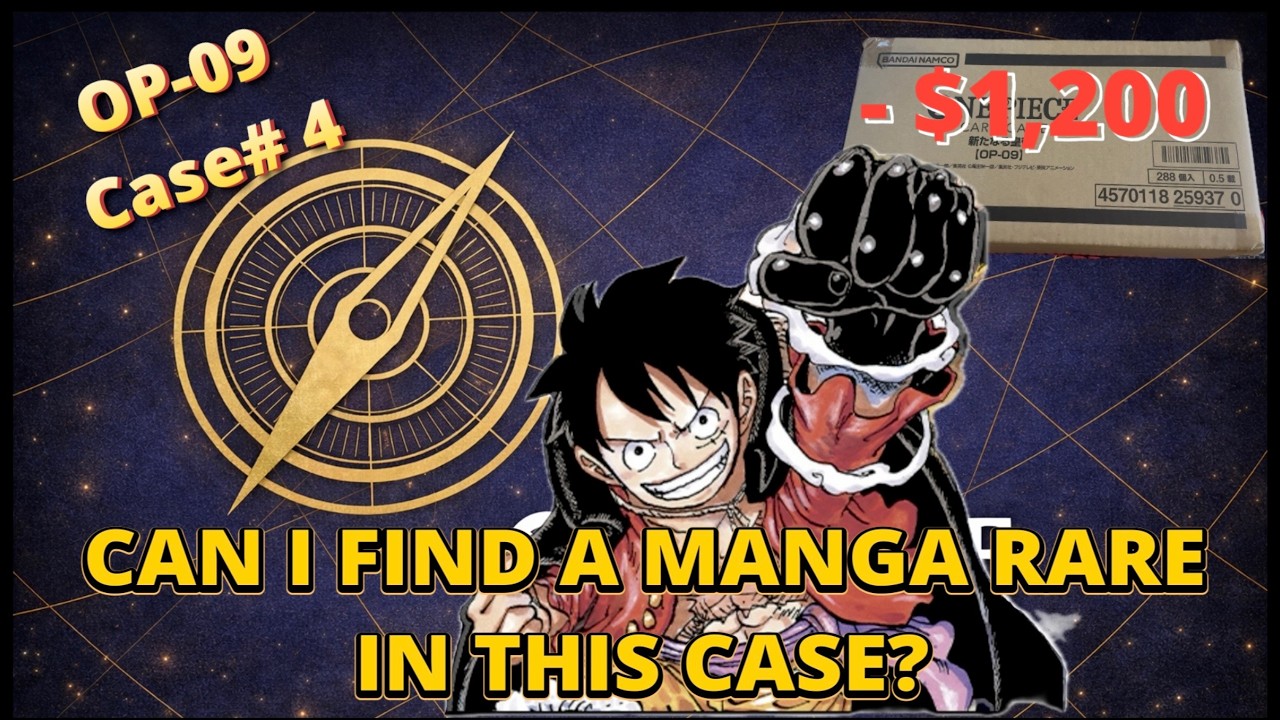 CASE OPENING One Piece OP-09. Pull Rate Review and Manga Rare Search.