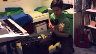 Jake Evans Plays Hysteria Cover Full Version Age 12