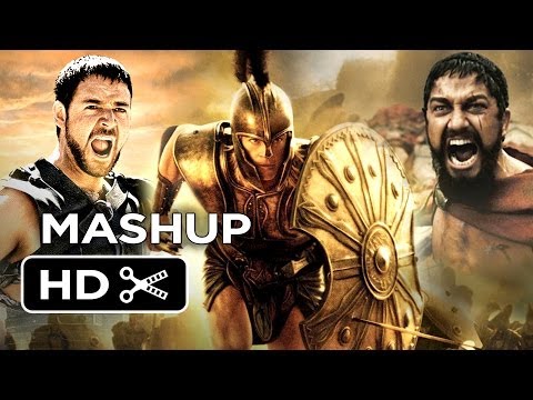 Clash of the 300 Gladiators of Troy - Movie Mashup HD