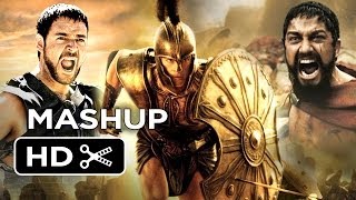 Clash of the 300 Gladiators of Troy - Movie Mashup HD
