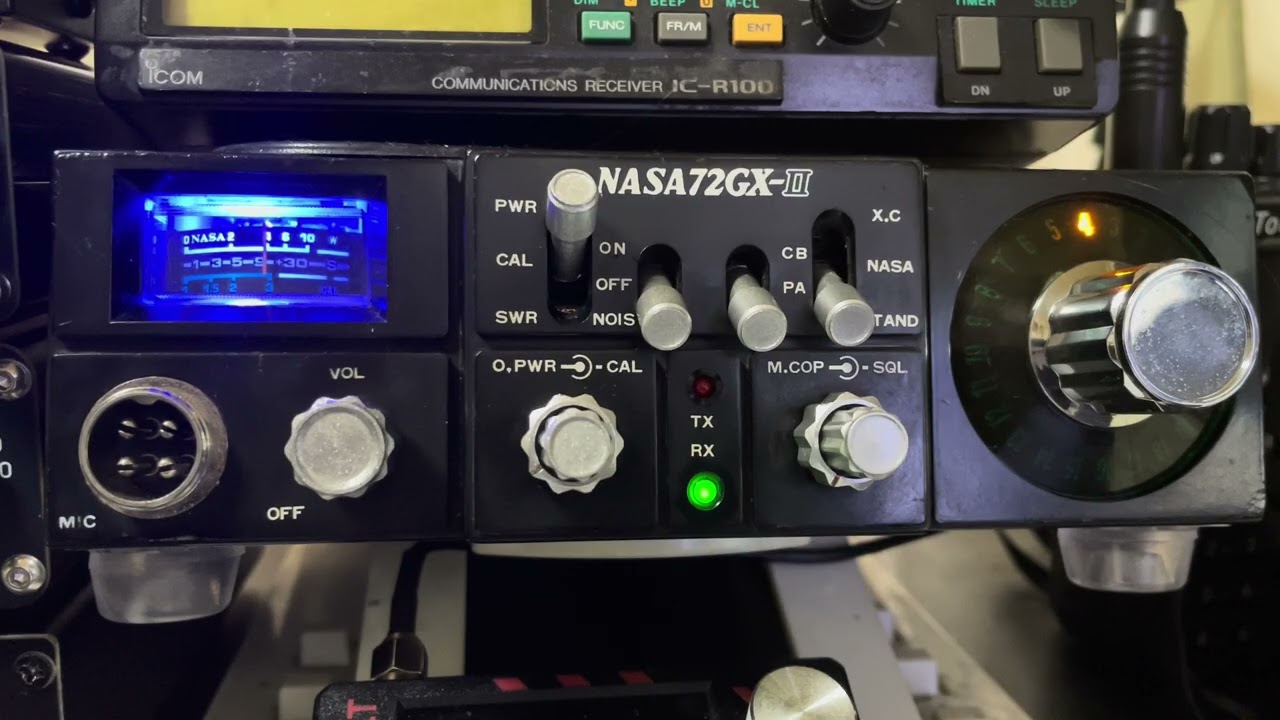 2025年12月21日働くトラック無線４Ch朝のCB無線ワッチ4チャンネルNASA 72 GX 2 ￼