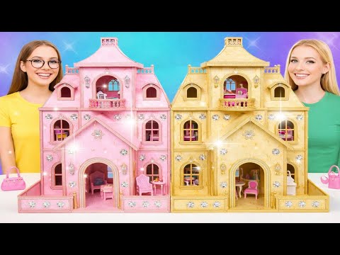 HOW TO MAKE A HOUSE WITH CARDBOARD 📦 Decoration Ideas At Home 💝 Crafts and DIY Ideas by 123 GO!