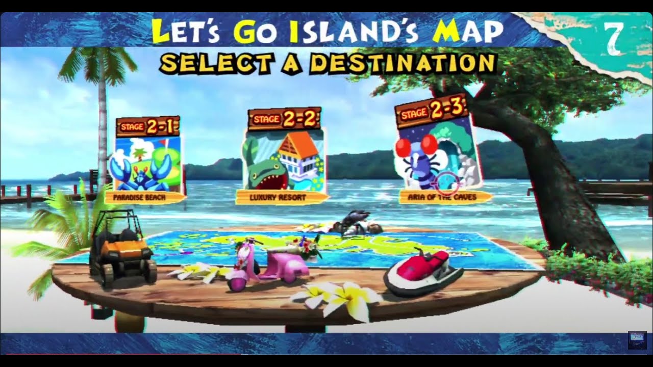 Let's Go Island 3D: Lost on the Island of Tropics (2011) - Route 3 - Gameplay (TeknoParrot / MiniPC)