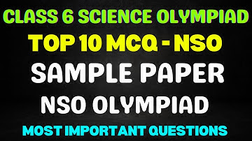Best MCQ NSO Class 6 Science Olympiad | Class 6th Science - 2023 sample paper #class6olympiad