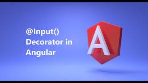 Input Decorator angular in Hindi | Input Decorator