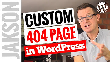 How to Create a Custom 404 Page in WordPress - Tutorial 2017