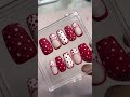 Red polka dot Nelz #fyp #pressonnails #momtent