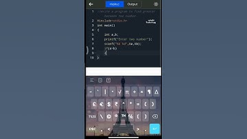 find greater between two number 🕵️🔥 #cprogramming #c #beta #shorts #clanguage