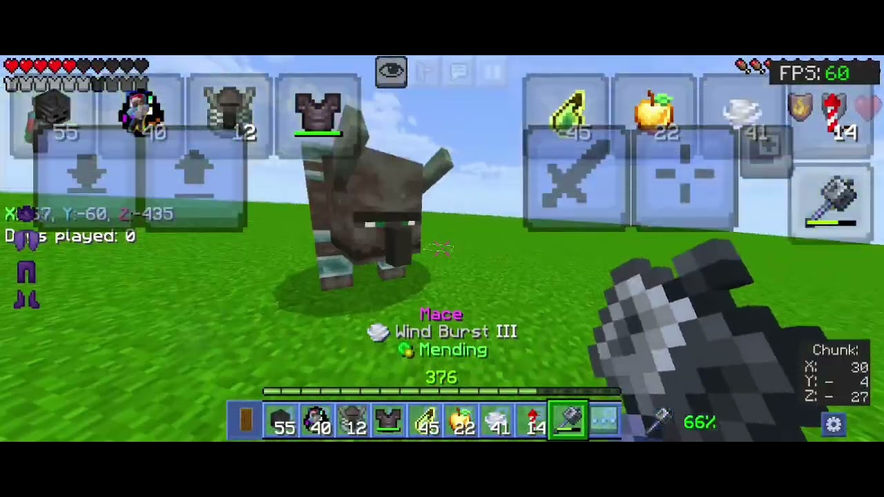 I mastered mace pvp on mobile 🔥🔥