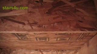 Staple Back of Riser To Tread To Eliminate Squeaks Instructional Video