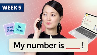 Level 1 Japanese - Week 5 - Giving Your Japanese Phone Number Like A Pro