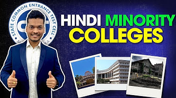 All Hindi Minority Colleges for Engineering in 2024 | MHT CET Engineering Admission