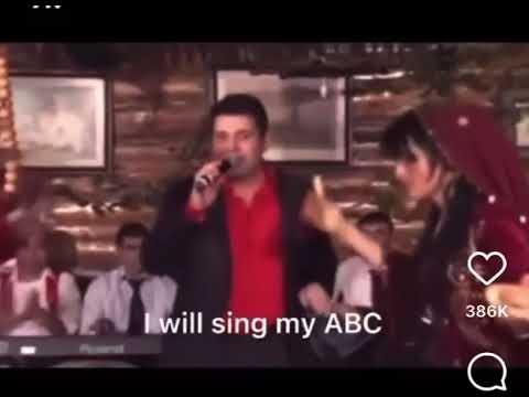 Arabic party singing English alphabet abc party arabian style funny
