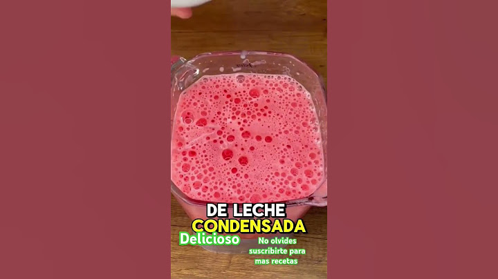 Deliciosa manera de preparar rica nieve #recetas #comidasrapidasyfacilesdehacer