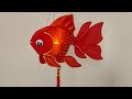 Traditional Chinese Fish Lantern DIY Project - 金魚燈籠紮作 DIY - 中秋節,自己動手做燈籠