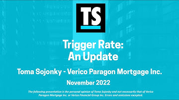 Trigger Rate: An UPDATE for Variable Mortgage Holders (November 2022)
