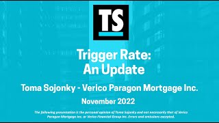 Trigger Rate: An UPDATE for Variable Mortgage Holders (November 2022)