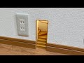 【ミニチュア】壁の中に小さな階段を作ってみたら楽しすぎた！How to make a miniature Stairs in the wall.