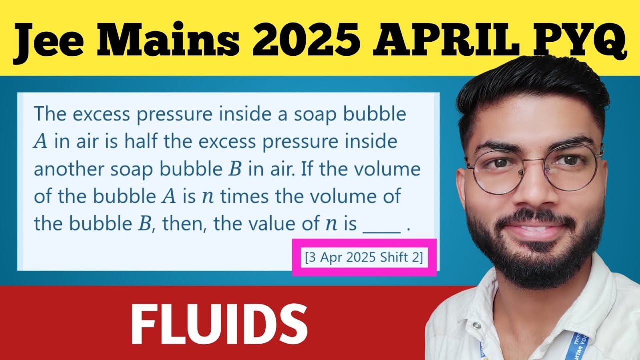 Fluid Mechanics PYQ 🔥 | JEE Mains Previous Year Questions | Guaranteed Marks