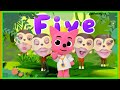 Five little monkeys  pikfong songs for children  ean and sean