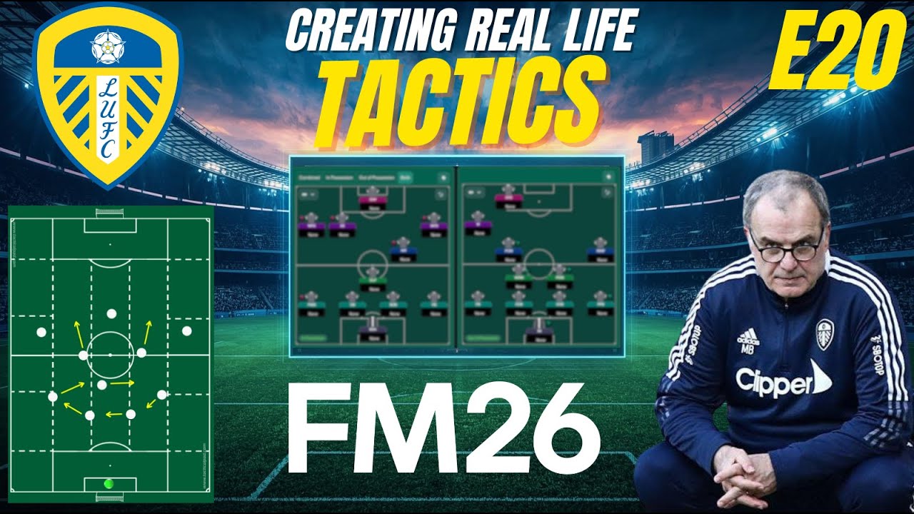 FM26 | Creating real life tactics with In/Out formations | E20 | Outscoring your opponent in Europe!