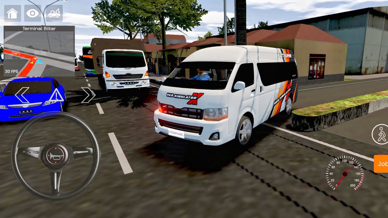 Van Simulator X Multiplayer Gameplay Part 2 | Realistic Van Driving & Multiplayer Android