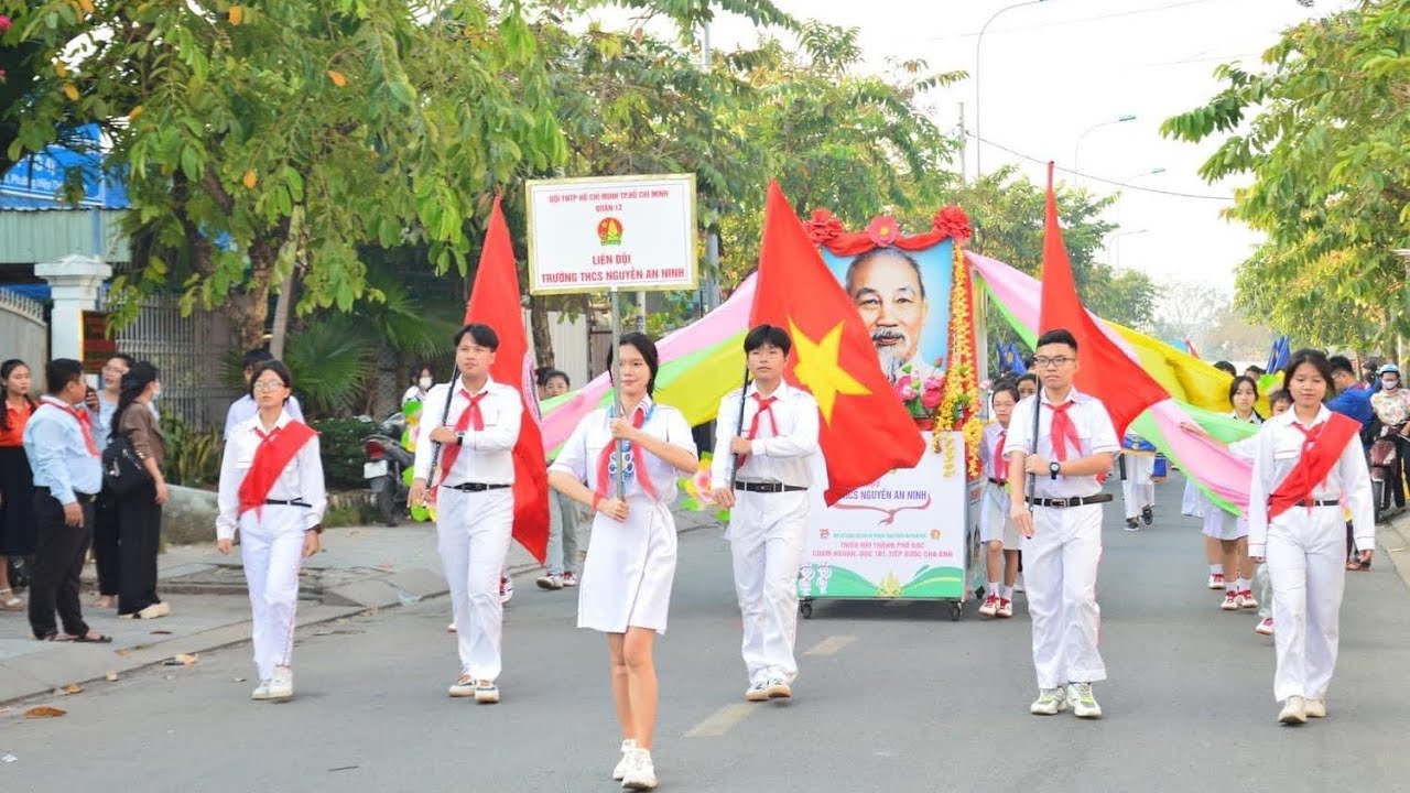 Giải Nhất Liên hoan tiếng kèn đội ta Q12- Liên đội trường THCS Nguyễn An Ninh - NH2023-2024