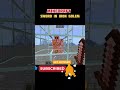 Minecraft all sword in iron golem Survive ? 🤔#minecraft #minecraftshorts #explosion#gaming #shorts