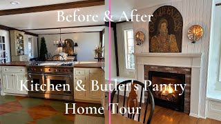 Finally! A before and after kitchen and Butler's pantry home tour