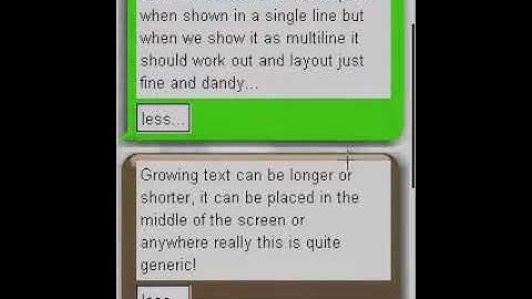 LWUIT Growing Container Animation Demo