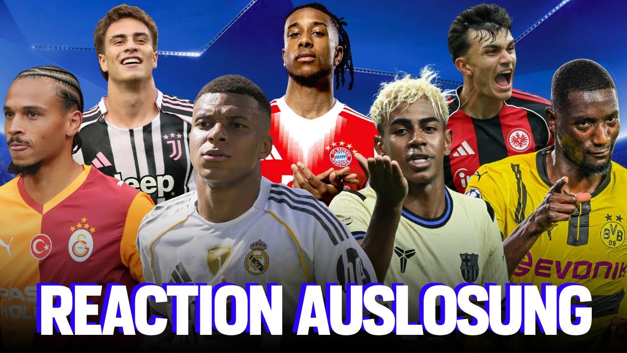 Wir reagieren auf die CHAMPIONS LEAGUE AUSLOSUNG