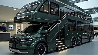 2026 Range Rover Double Decker Motorhome | The Ultimate Luxury Mansion on Wheels!