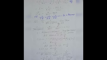 METHOD OF DIFFERENCES AND PARTIAL FRACTION TO FIND SUM OF THE SERIES Notes of Ex#5.3,5.4